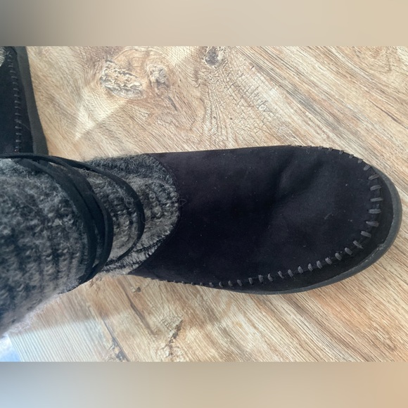 Route 66 sweater boots black and gray size 8 - Picture 9 of 10